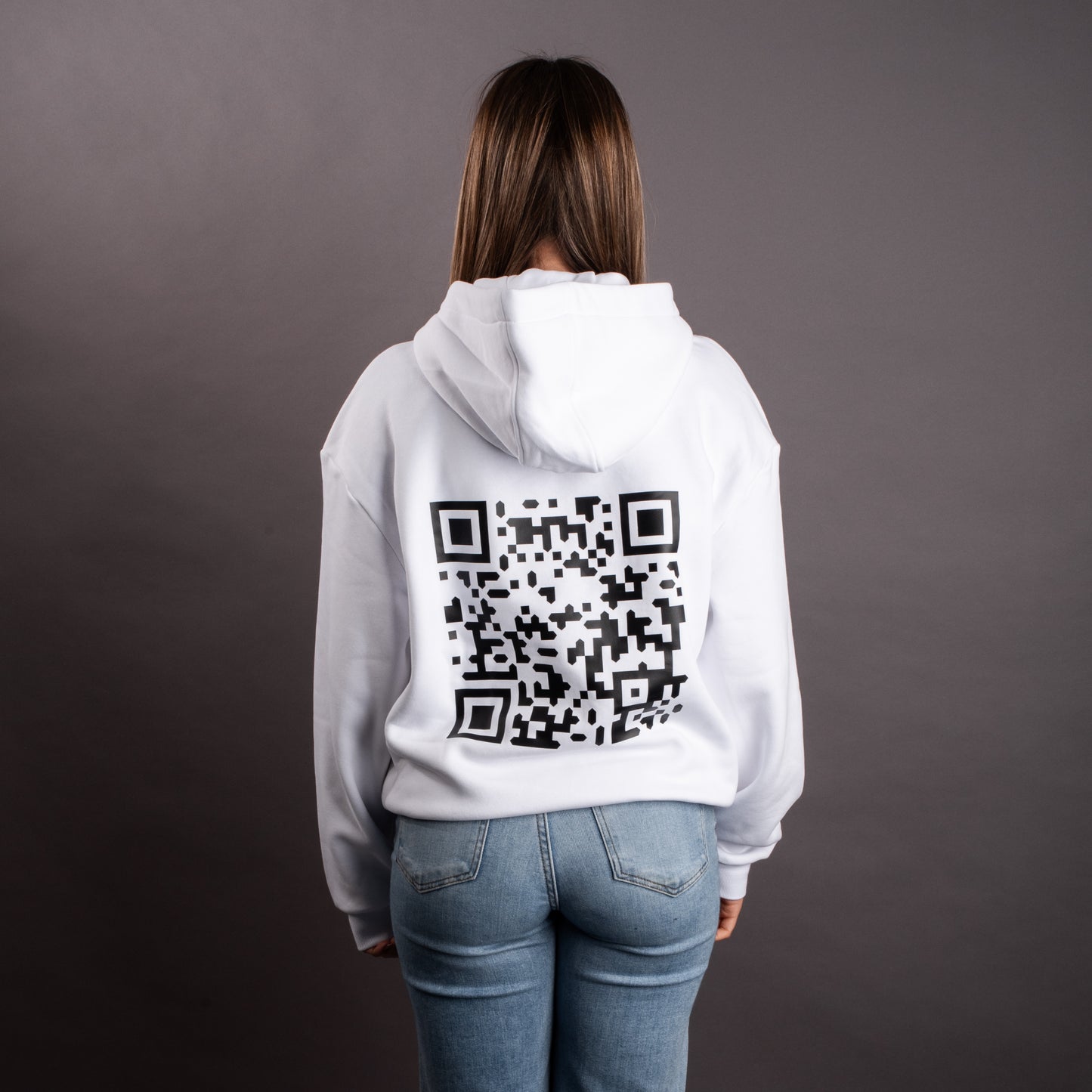 QR-Code Hoodie Unisex