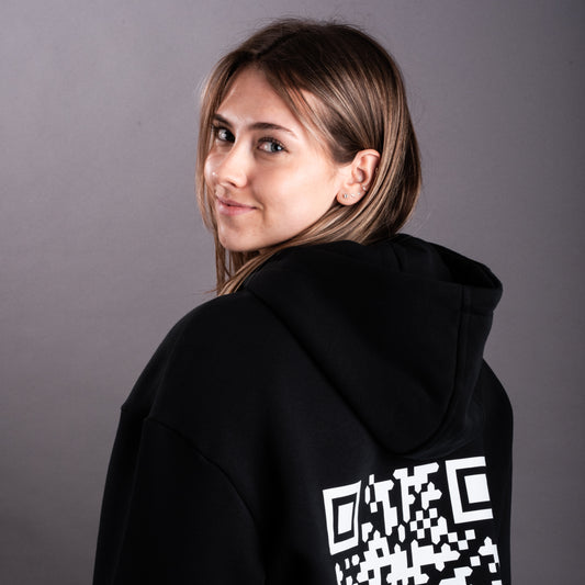 QR-Code Hoodie Unisex